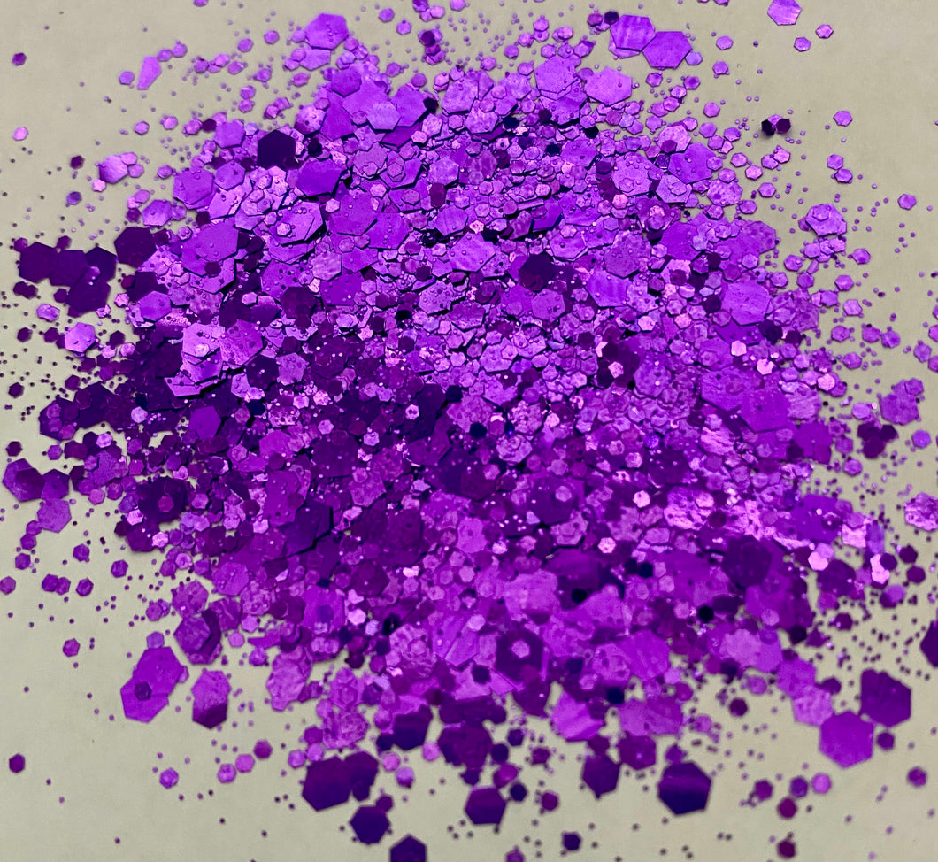 Purple Rain Chunky Glitter Mix