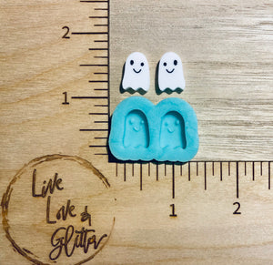 Ghost stud earrings (Handmade) Silicone Mold