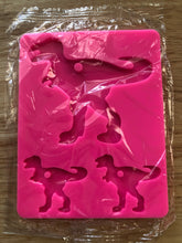 Load image into Gallery viewer, Dinosaur Family Silicone Mold
