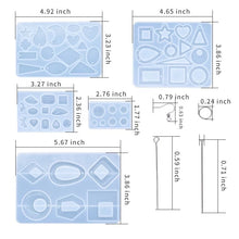 Cargar imagen en el visor de la galería, 8 Silicone Molds Earring Starter set
