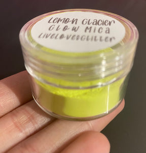 Lemon Glacier Glow Mica Pigment