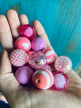 Load image into Gallery viewer, 12 pcs “Pink” Acrylic Beads
