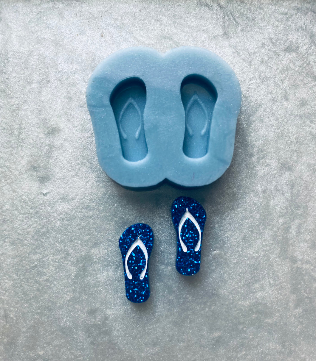 Flip Flop stud earrings (Handmade) Silicone Mold