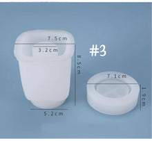 Cargar imagen en el visor de la galería, Storage Bottle Jar with Lid Silicone Mold
