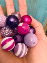 Cargar imagen en el visor de la galería, 12 pcs “Purple” Acrylic Beads
