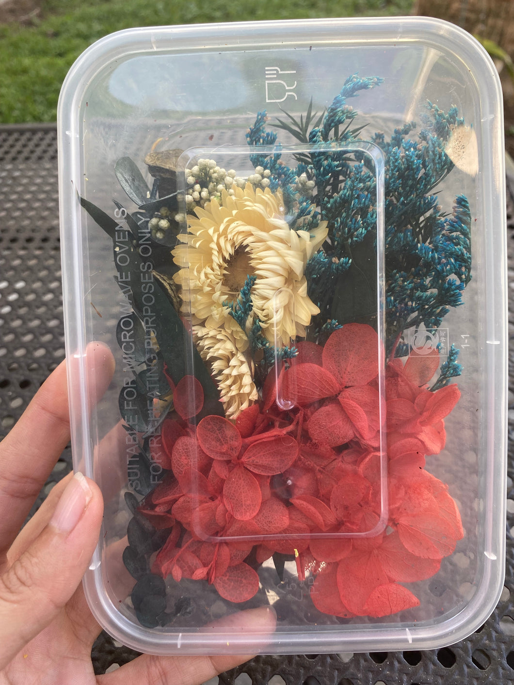 Dried Flowers container #8