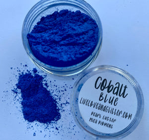 Cobalt Pearl Luster Mica Pigment