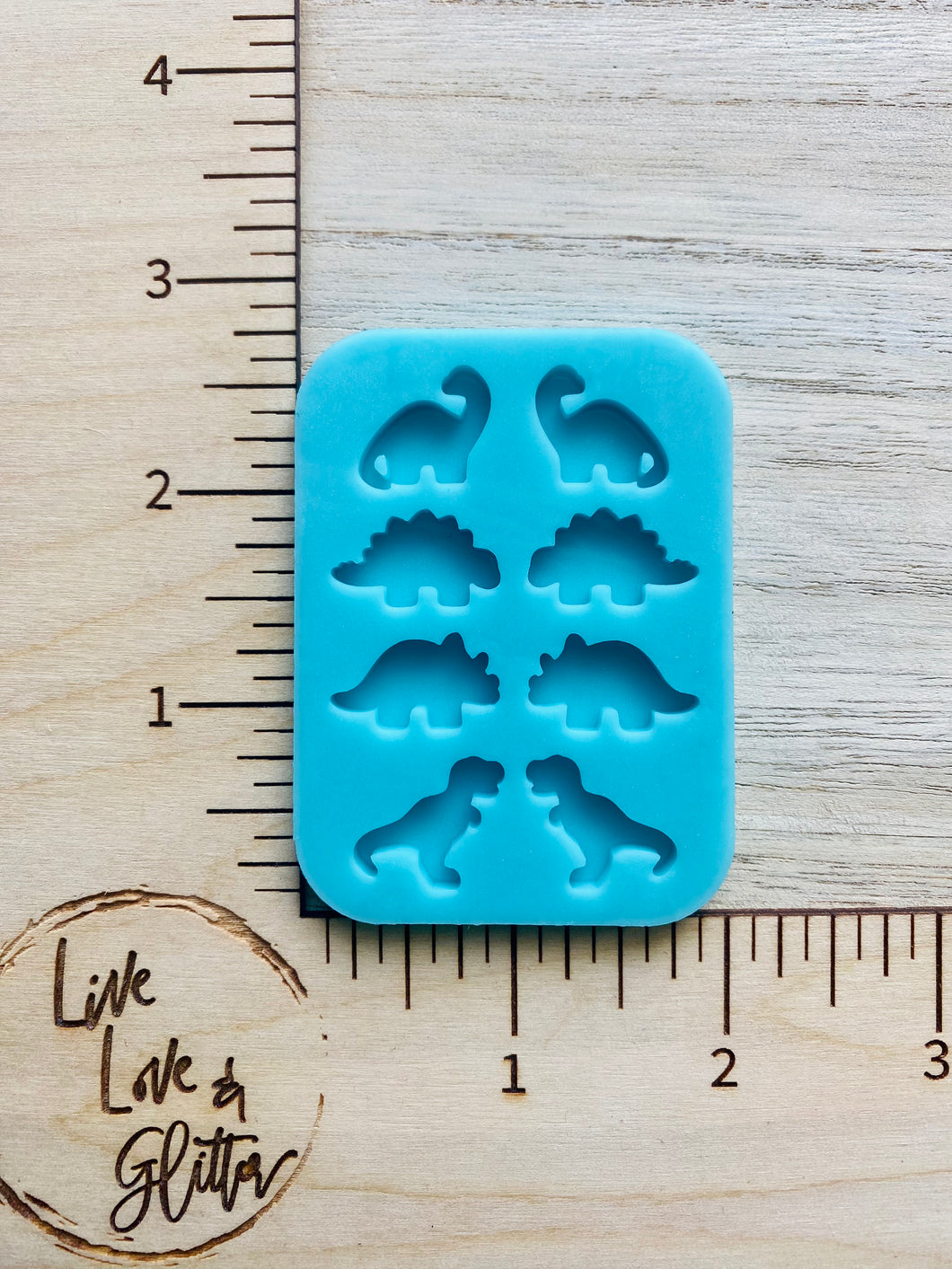 Dinosaur stud Earrings (handmade) Silicone Mold
