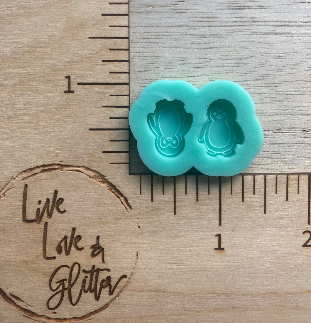 Penguin Stud Earrings (Handmade) Silicone mold