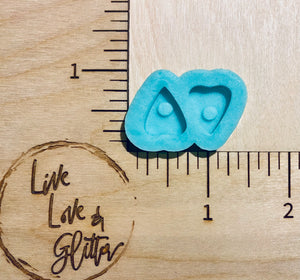 Quija stud earrings (Handmade) Silicone Mold