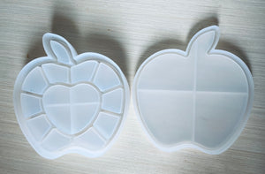 Apple Trinket holder with Lid Silicone Mold