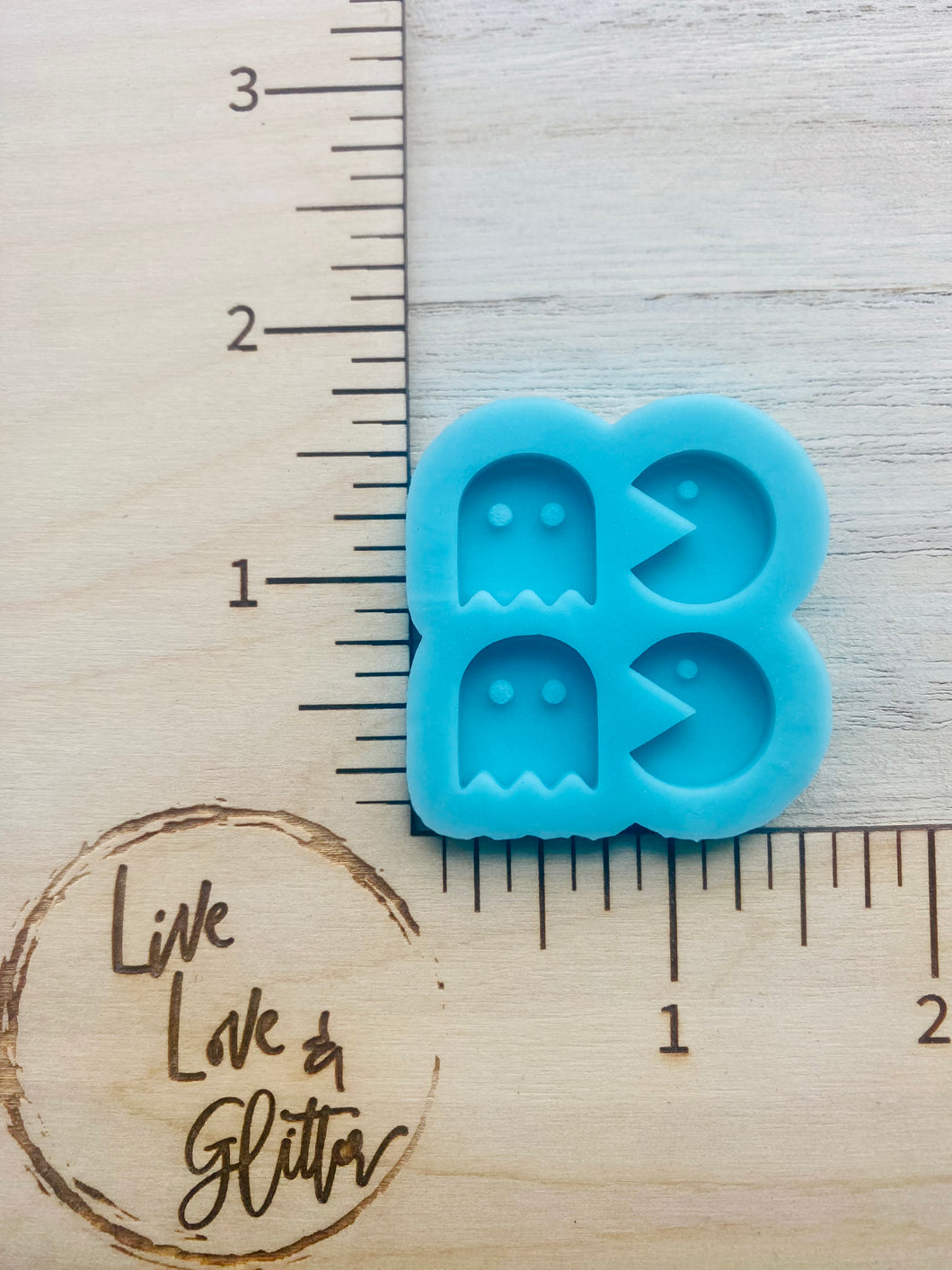 Pac Man Studs  (Handmade ) Silicone Mold