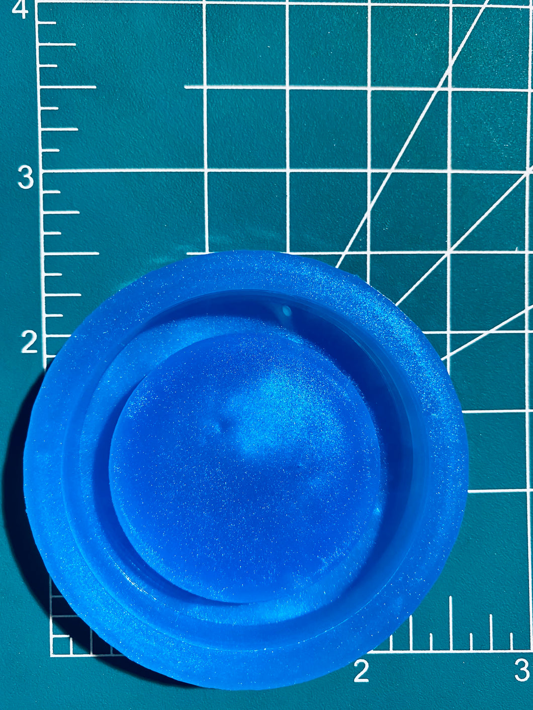 2 inch Round / Circle Shaker (Handmade) Silicone mold