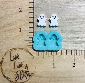 Ghost stud earrings (Handmade) Silicone Mold