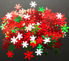 Cargar imagen en el visor de la galería, Snowy Christmas Shapes Glitter Mix
