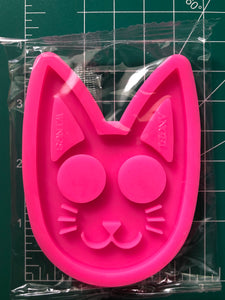 Pointy Ear Kitty Cat Defense Silicone Mold