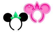 Load image into Gallery viewer, Princess Mouse Headband Silicone Mold
