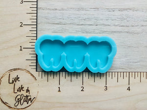 Teeth Hair Clip (Handmade) Silicone Mold