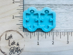 Puzzle 🧩 Dangle Earrings (Handmade) Silicone mold