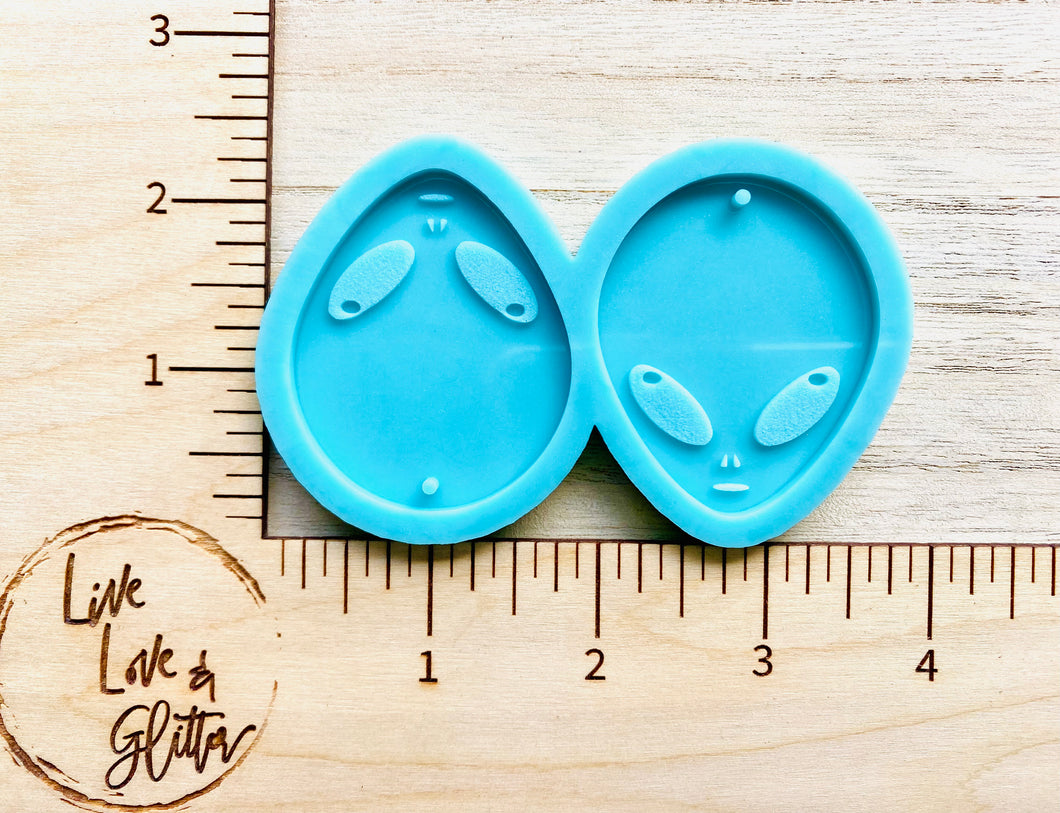 Alien Earrings (Handmade) Silicone Mold