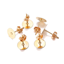 Load image into Gallery viewer, 100 Pcs KC Gold Color Studs

