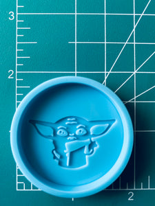 Yoda Silicone Mold for Badge Reel / Phone Grip