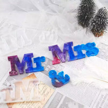 Load image into Gallery viewer, Mr &amp; Mrs Silicone Mold
