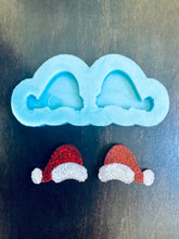 Cargar imagen en el visor de la galería, Santa hat stud earrings (Handmade) Silicone Mold
