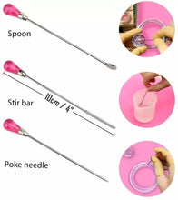 Load image into Gallery viewer, 6 pcs stir, spoon and needle set
