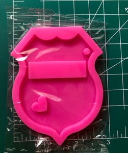 Police Badge Silicone Mold