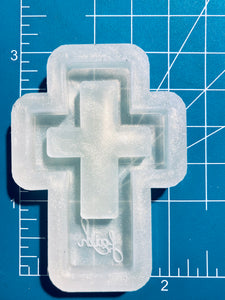 Faith Cross Shaker (Handmade) Silicone mold