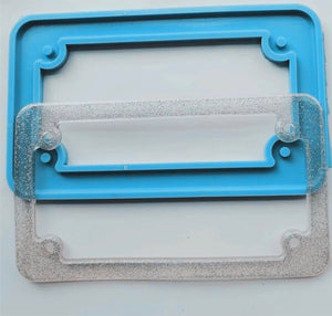 Motorcycle License Plate Frame Silicone Mold