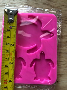 Turtle Family Silicone Mold