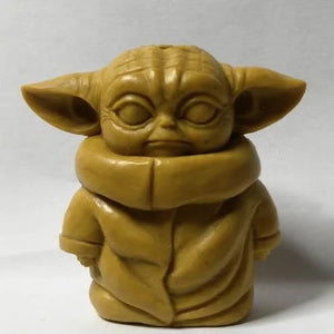 Yoda straw topper silicone mold