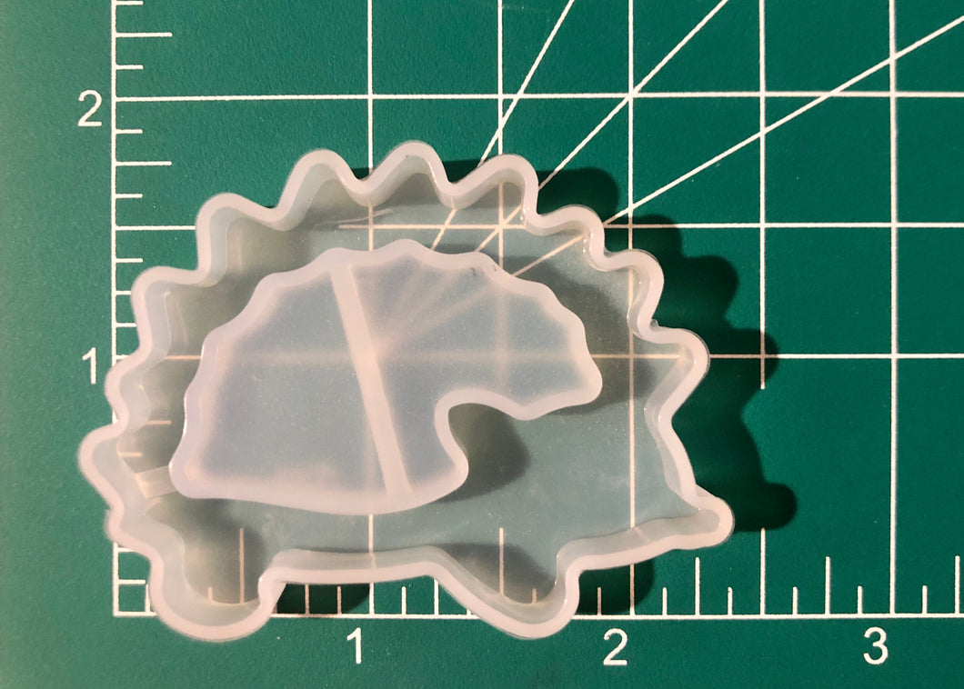 Hedgehog Shaker Silicone Mold