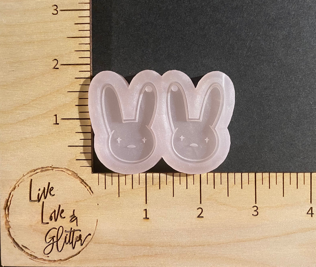 Bunny Dangle Earring (Handmade) Silicone mold