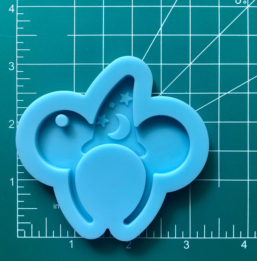 Sorcerer Mouse Headband Shape silicone Mold