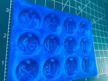 Load image into Gallery viewer, Zodiac charms (Handmade ) Silicone Mold
