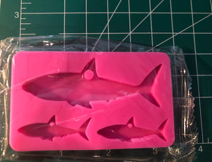 Shark Family Silicone Mold