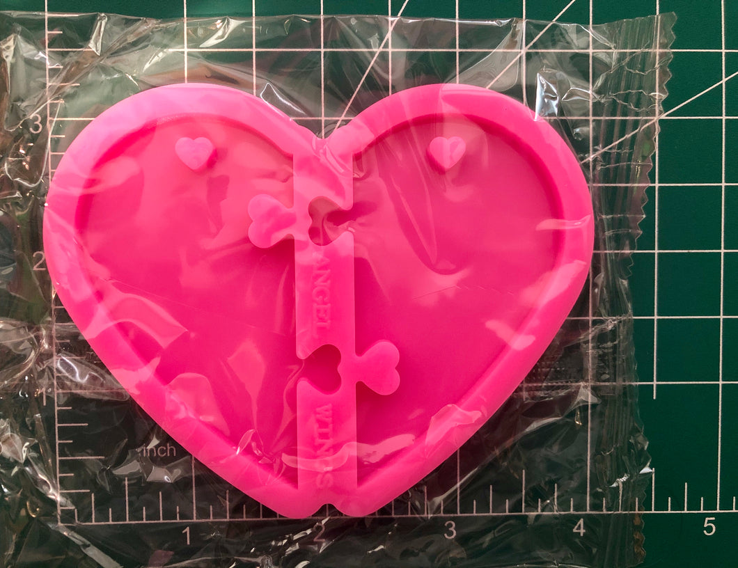 Heart Puzzle Shape Silicone Mold