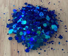 Load image into Gallery viewer, Majestic Blue Color Shift Chunky Glitter Mix
