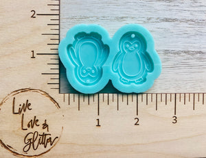 Penguin Earrings (Handmade) Silicone mold