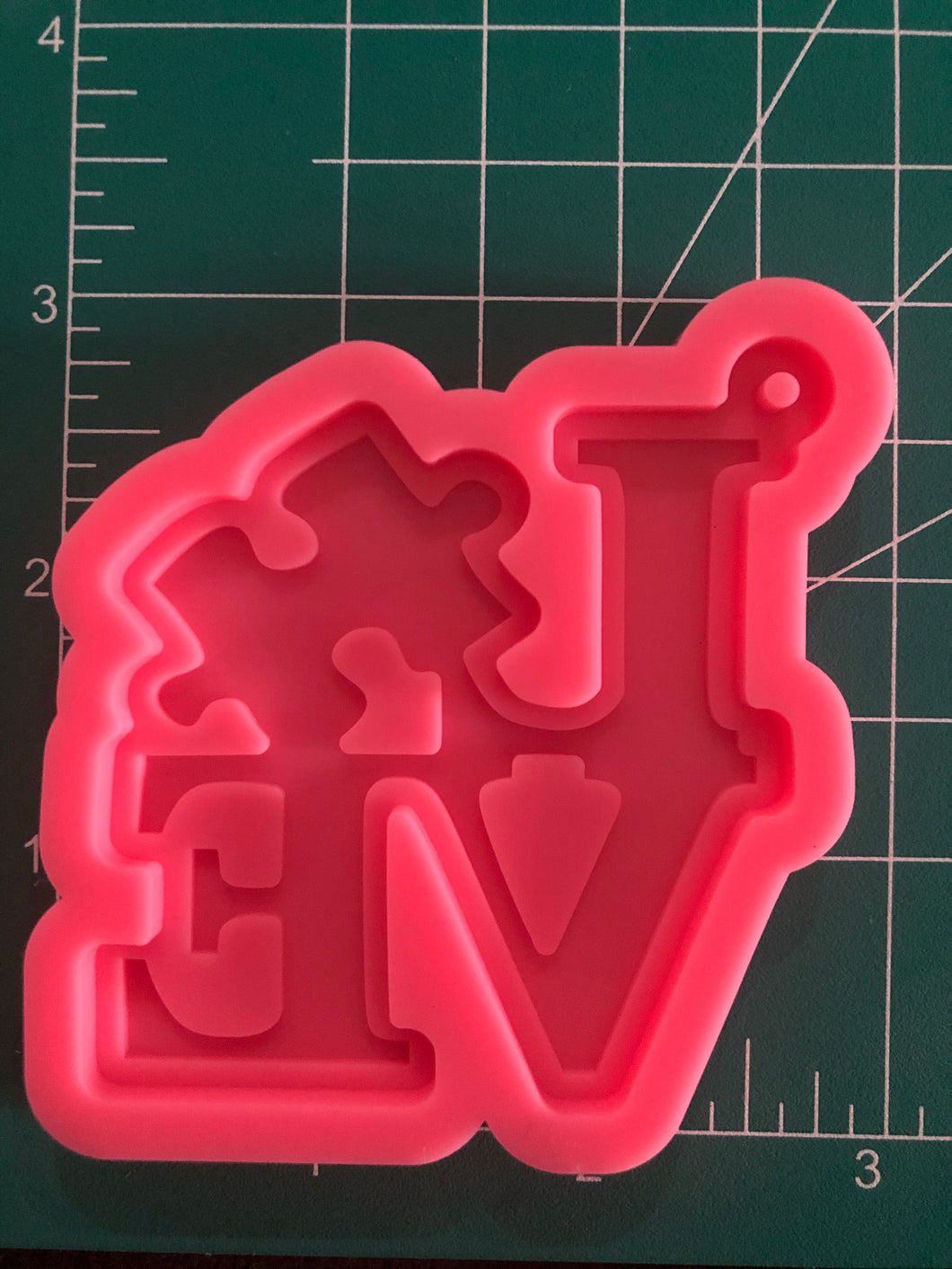 Love Puzzle Piece Silicone Mold