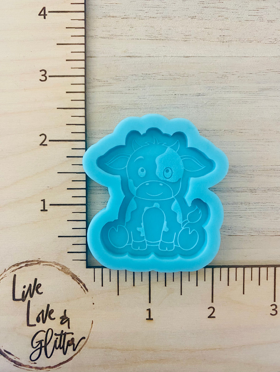 Cow badge reel (Handmade) Silicone mold